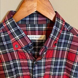 Miller Westby Multicolor Plaid Button Down Shirt
